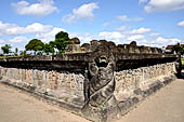 Candi Panataran - central platform called Pendopo Terrace, entwined corner nagas 